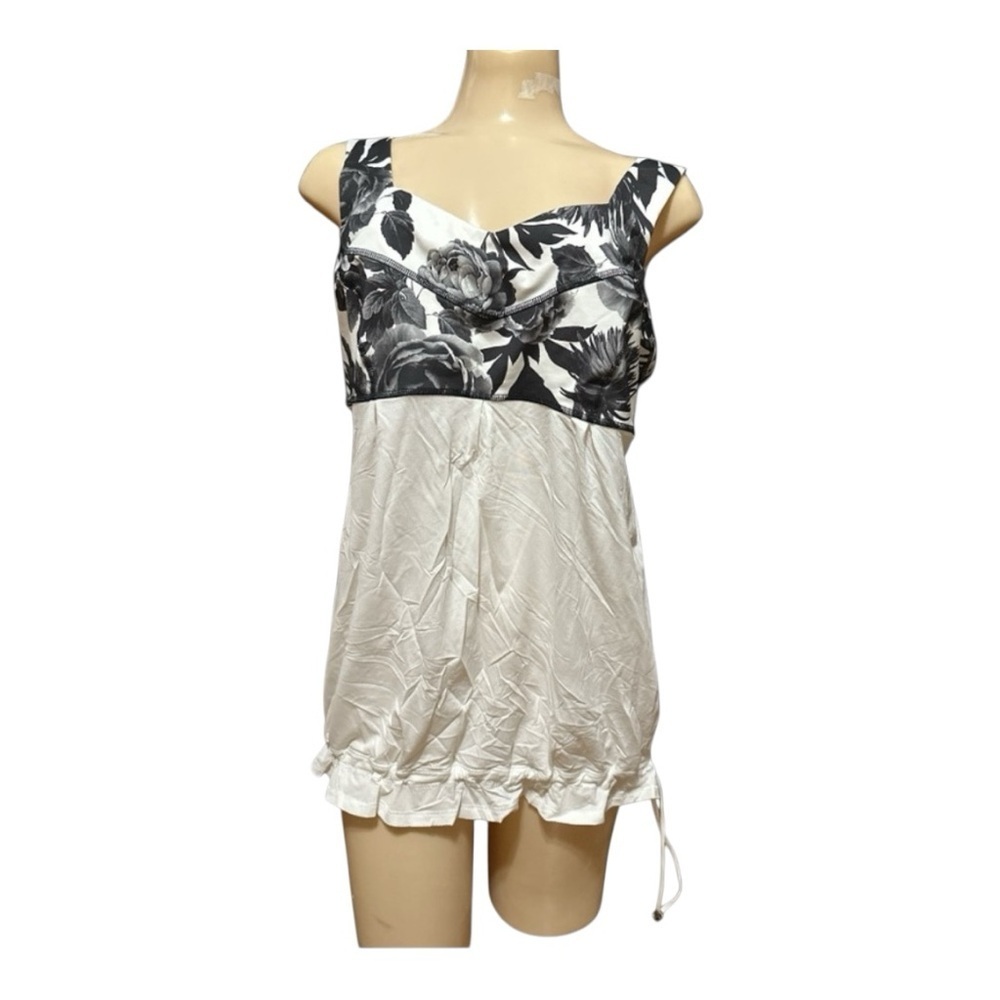 Lululemon Women’s Tame Me Tank, White/Black, Sz 12